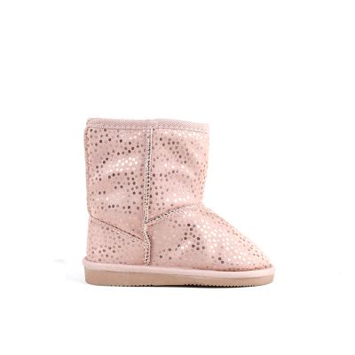 BOOTS ZIPPY ENFANT TEXTILE ROSE